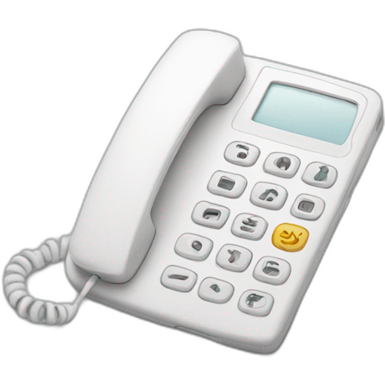 white phone emoji