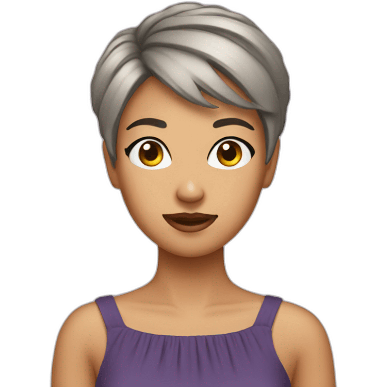 woman shorthair dress photographer emoji