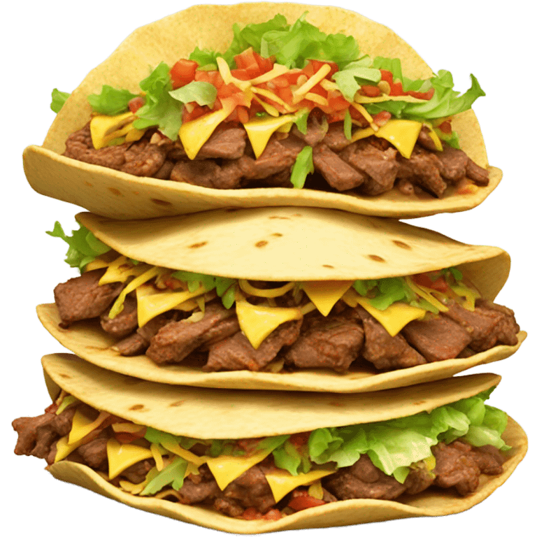 Mountain of tacos emoji