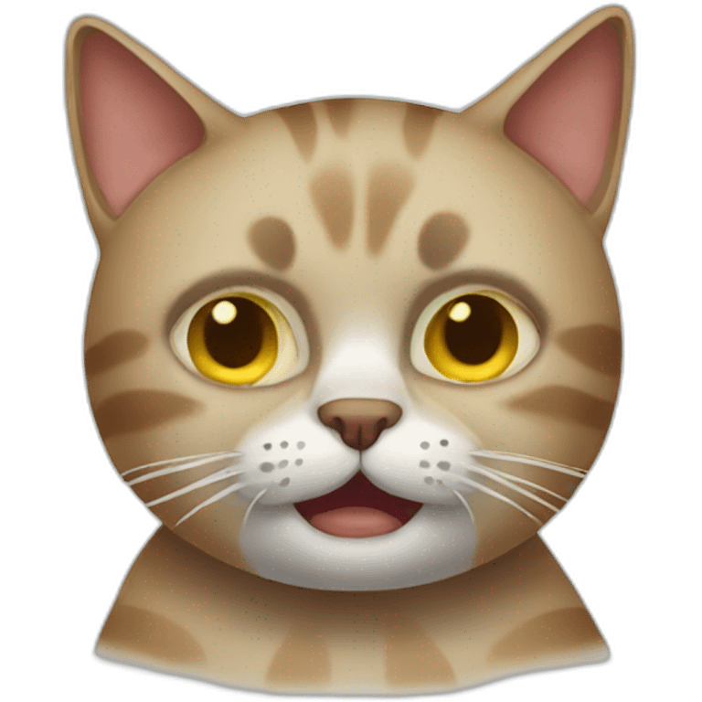 cat sick emoji