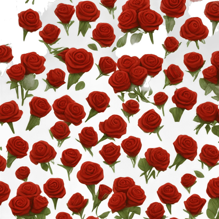 Red Roses bouquet  emoji