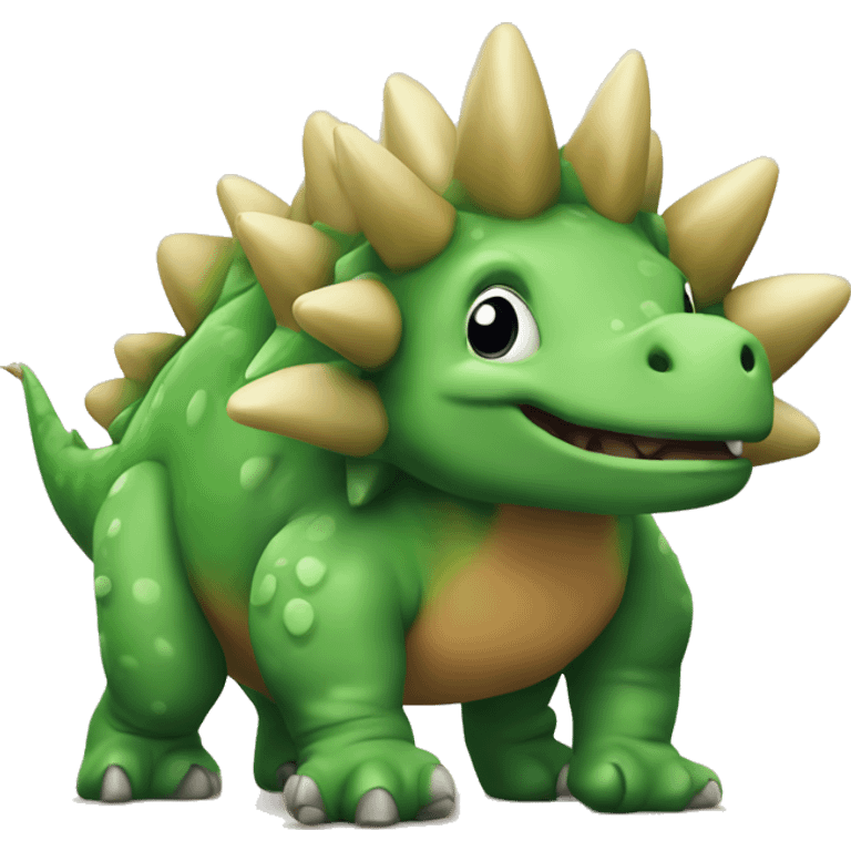 Cute stegosaurus  emoji