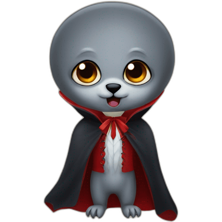 seal-in-vampire-custume emoji