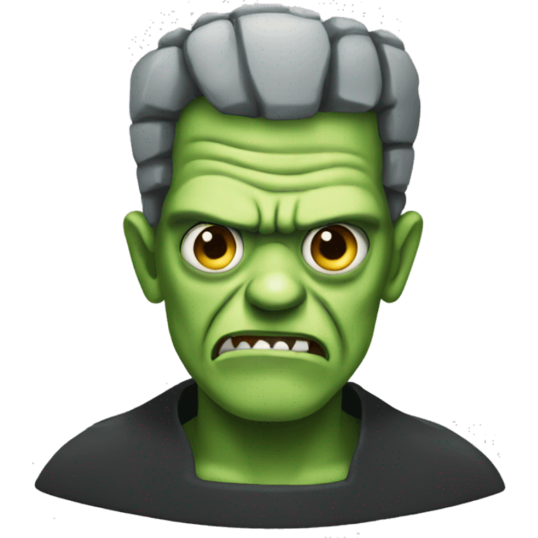 Frankenstein face emoji