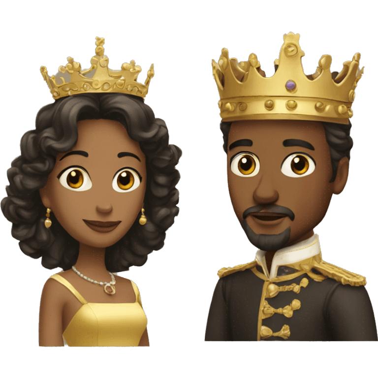 King and Queen of France emoji