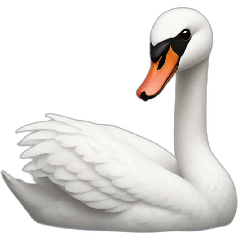  Swan without neck emoji