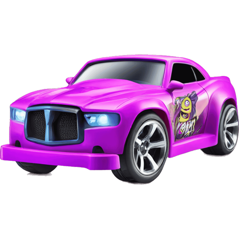 Hot wheels monster high Ghoul Mobile sports car emoji