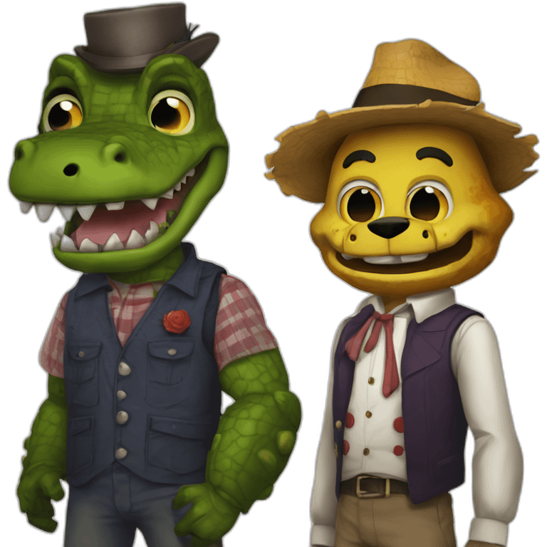 Montgomrie gator et freddy fnaf emoji