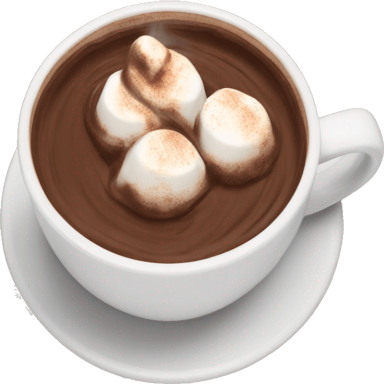 Aesthetic hot chocolate emoji