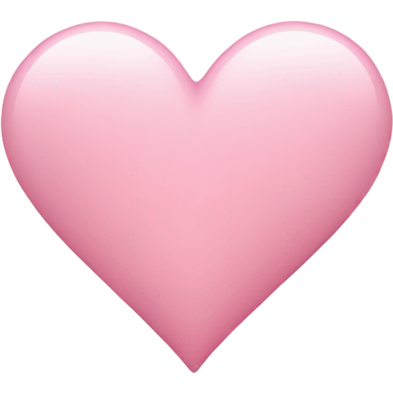 light pink heart emoji