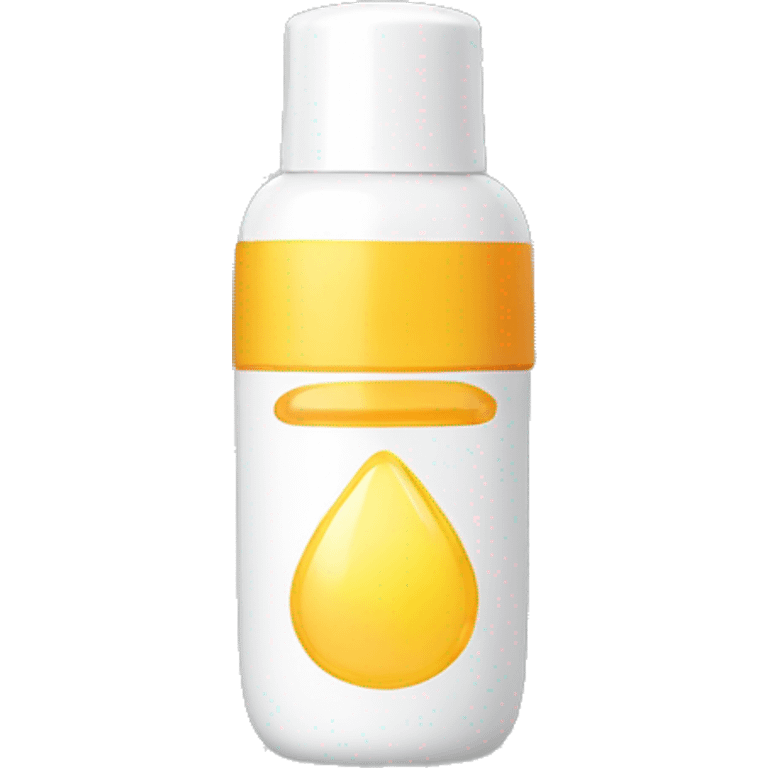 Sunscreen bottle  emoji