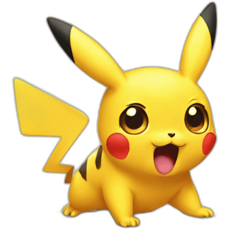 Surprised pickachu emoji