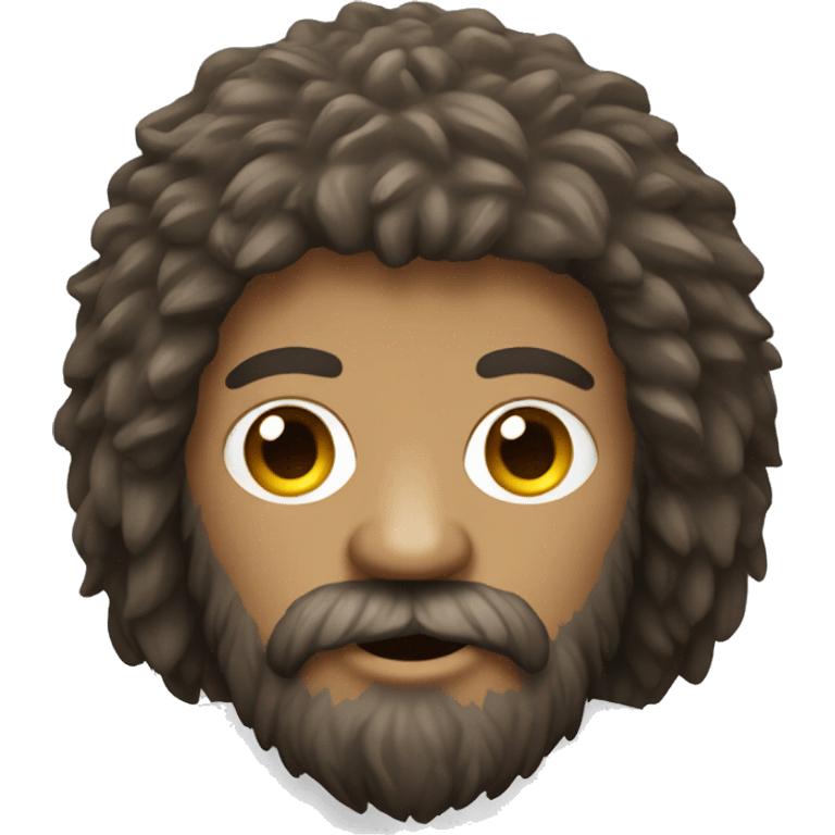 Bigfoot with beard emoji