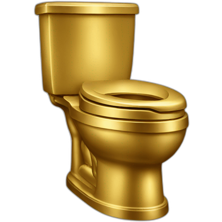 Trump golden toilet emoji