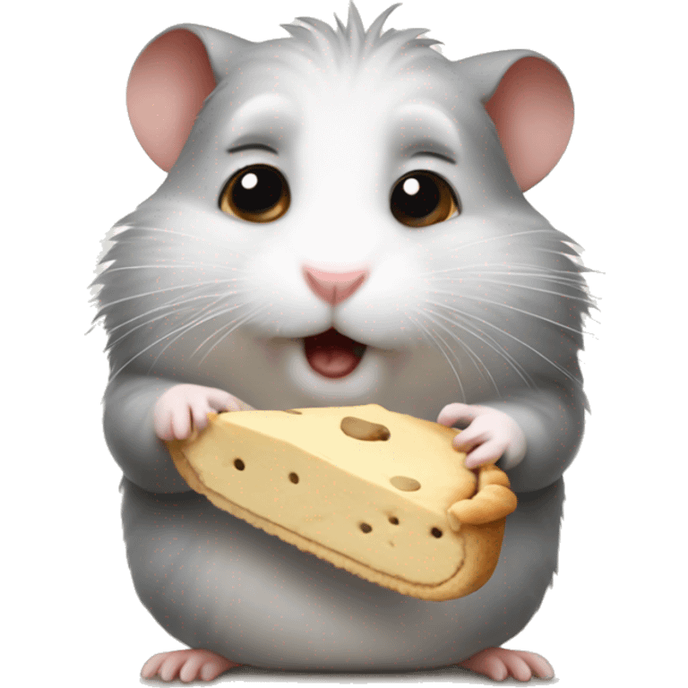 Hamster really wanting pie emoji