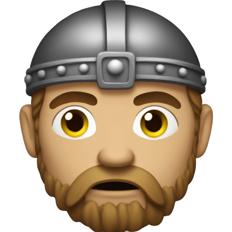 viking afraid of the left side of screen emoji