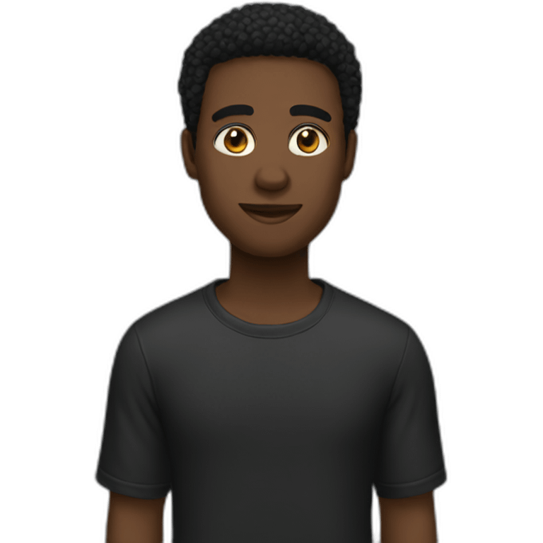 Black m emoji