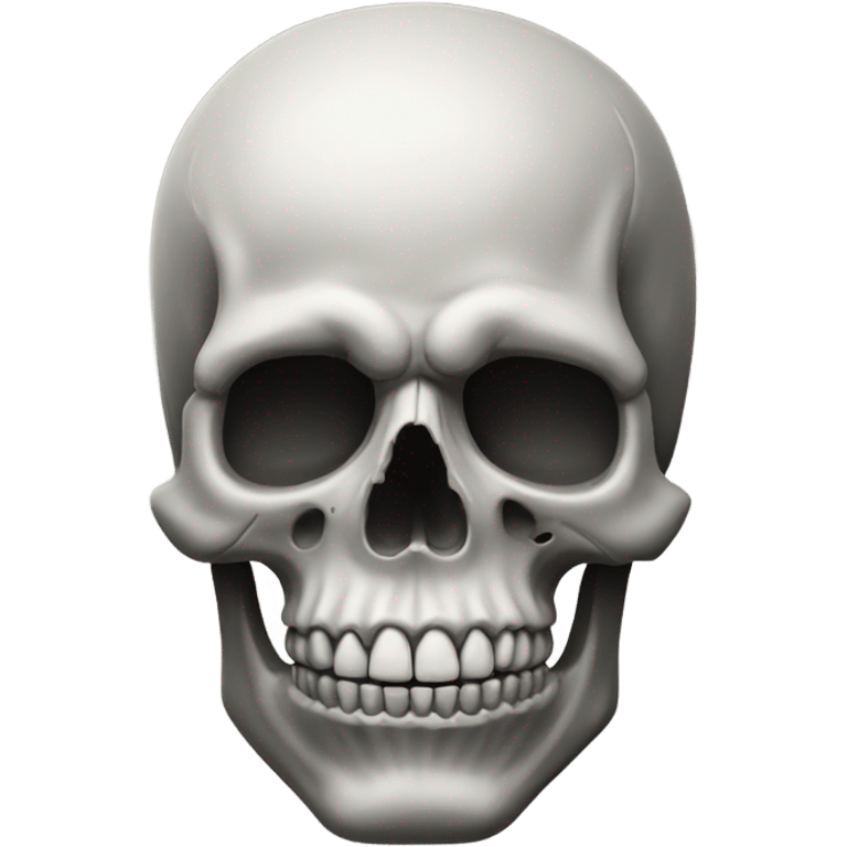 hyper masculine skull emoji