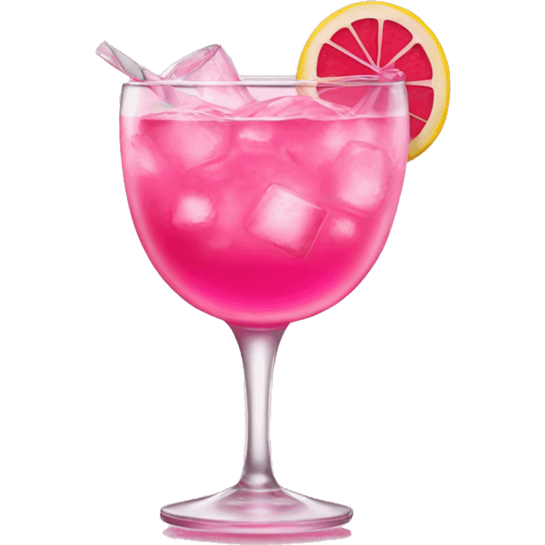 Barbie pink cocktail emoji