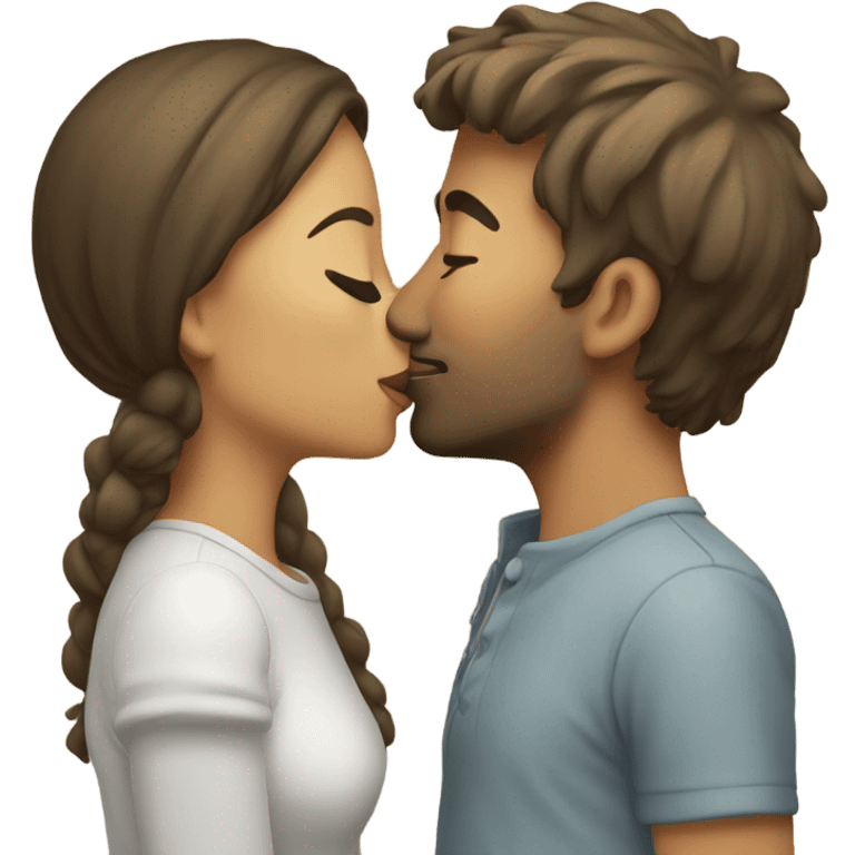 couple kissing emoji