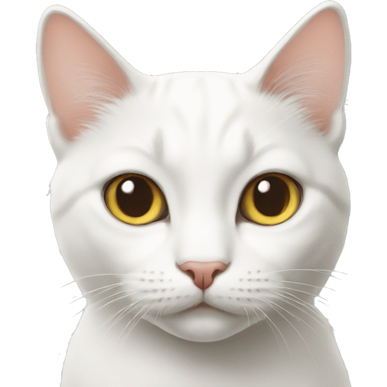 white cat emoji