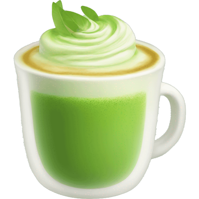 Matcha latte emoji