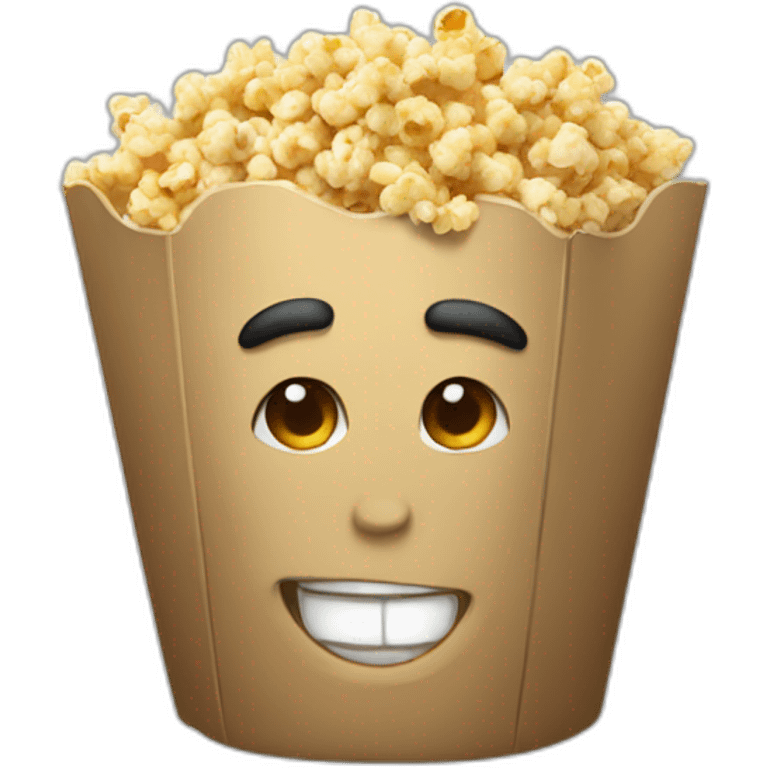 Guy Popcorn emoji