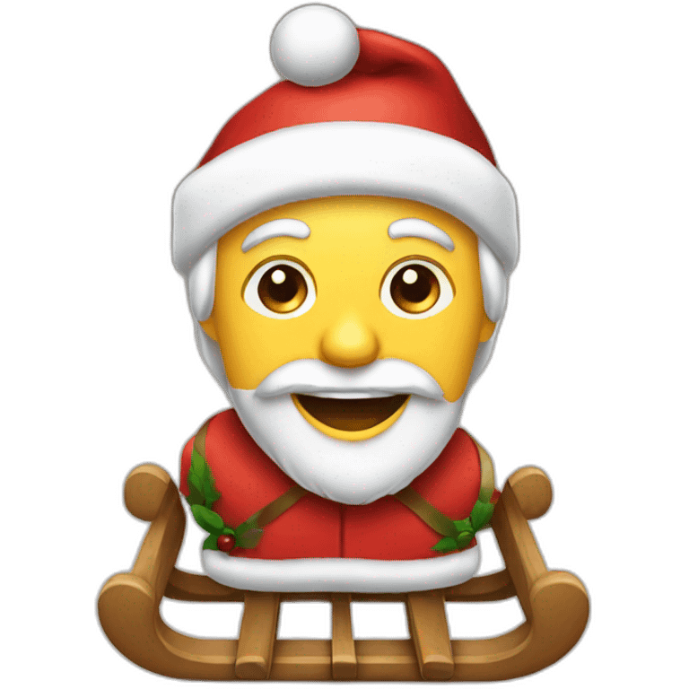 christmas sled emoji