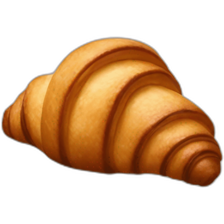 Croissant with chocolate  emoji