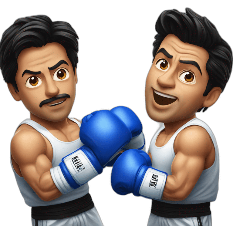 shahrukh khan boxing with salman khan emoji