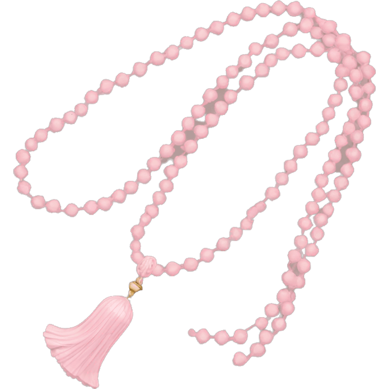 Light pink Muslim prayer bead emoji