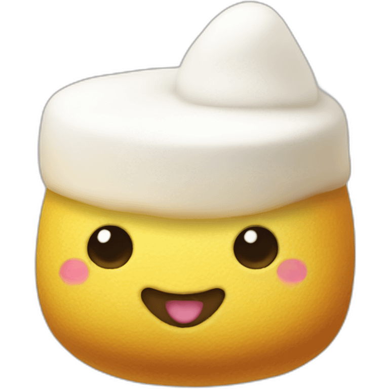 Marshmallow peep emoji