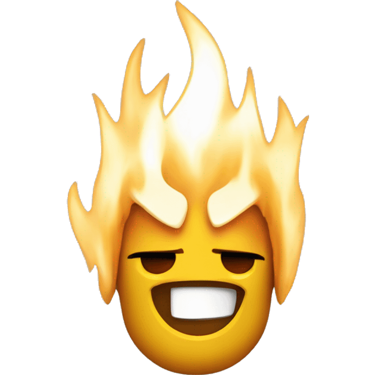 the flame emoji with Lego style emoji