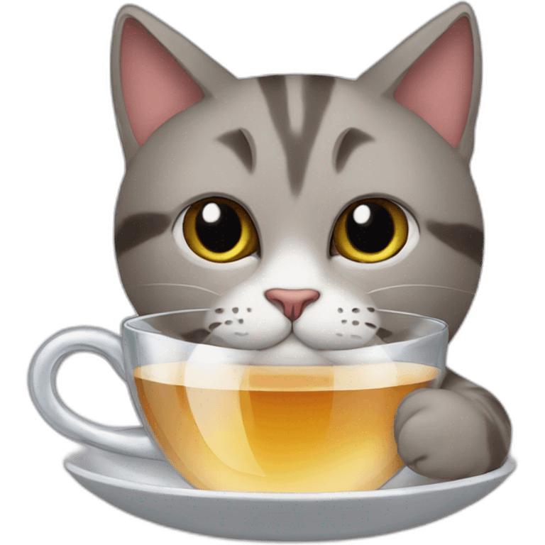 cat-drink-tea emoji