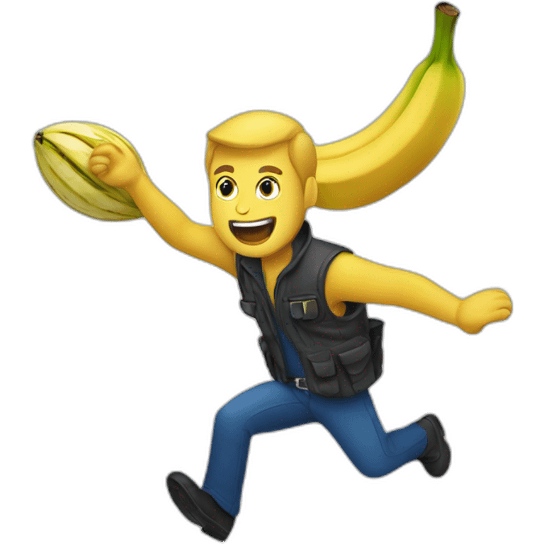 Chase en banane emoji