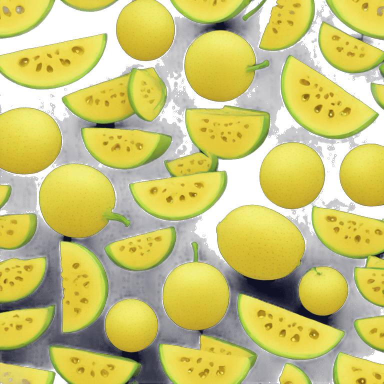 Yellow melon emoji