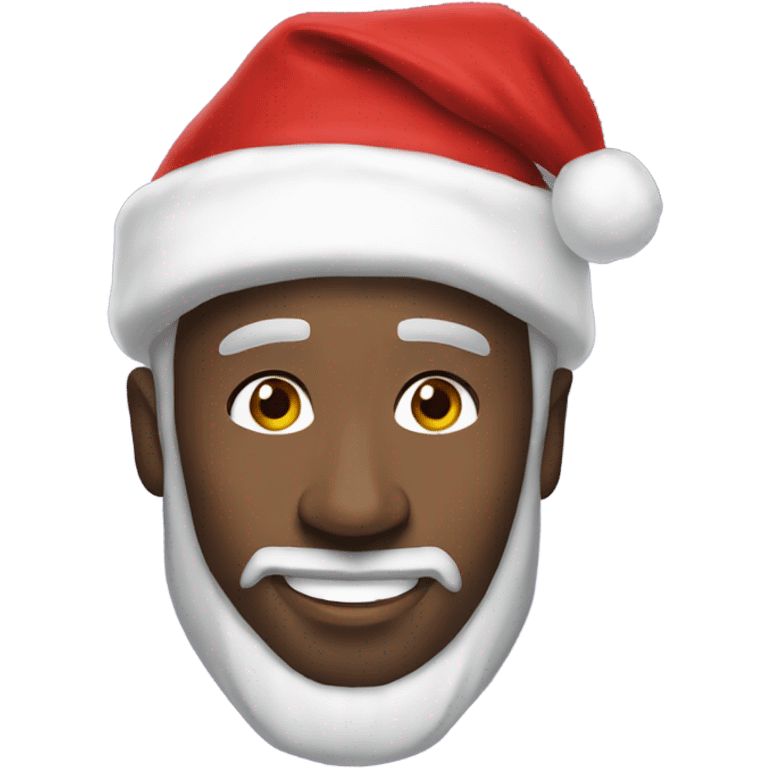 kobe bryant with santa hat emoji