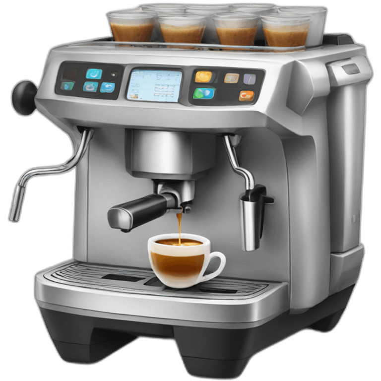 Machine a café emoji