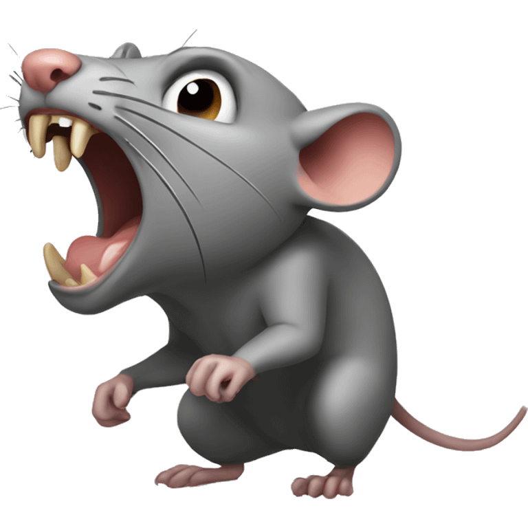 angry rat attack emoji