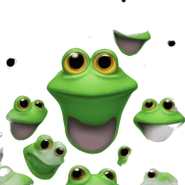 evil eye frog emoji