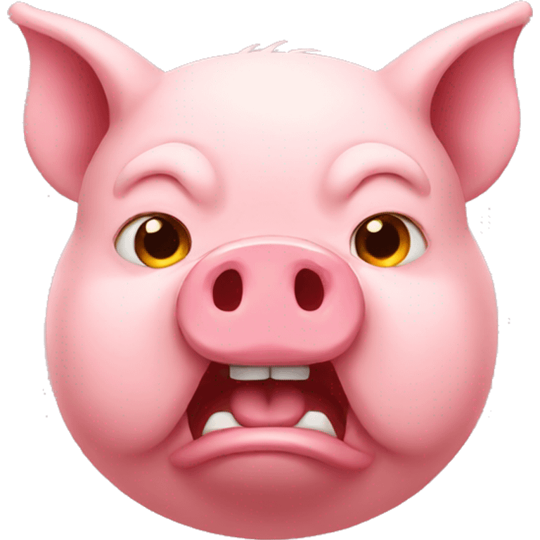 pig angry emoji