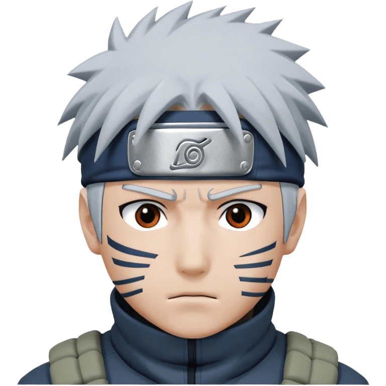 Kakashi hatake from naruto Shippuden  emoji