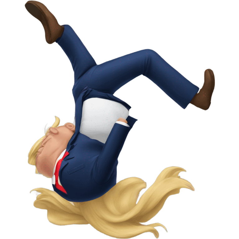 Trump backflip emoji