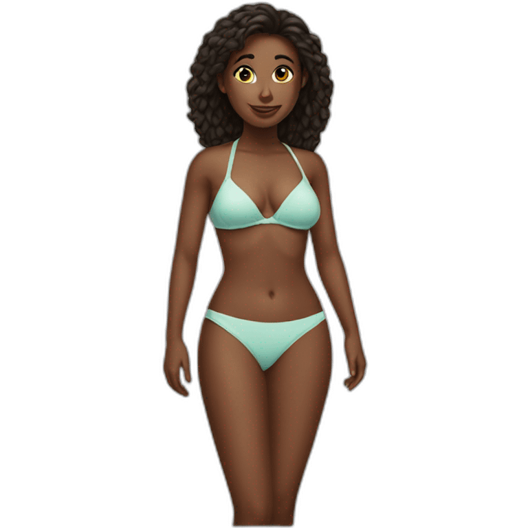 one content women in bikini emoji