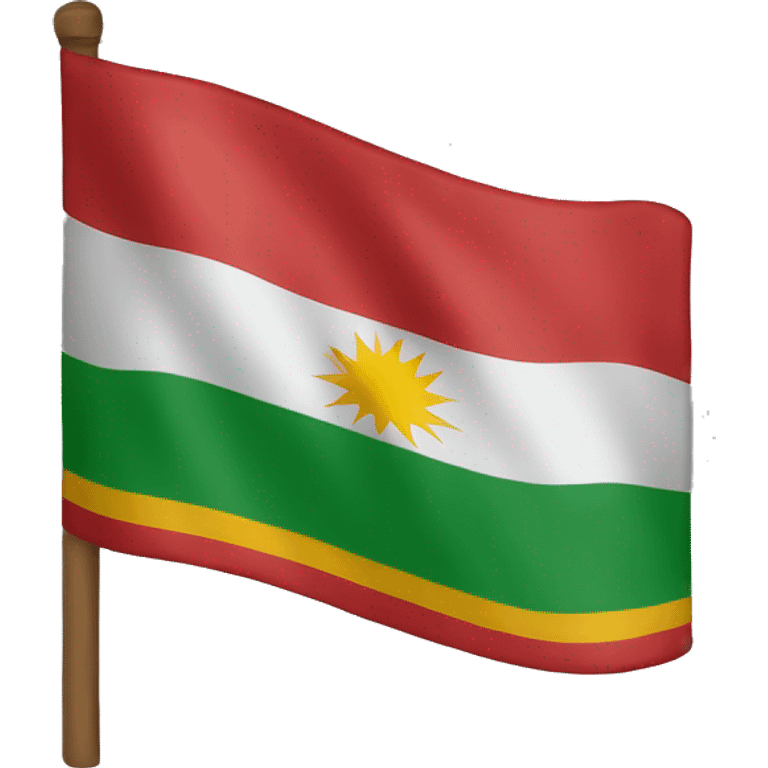 Kurdistan flag emoji emoji