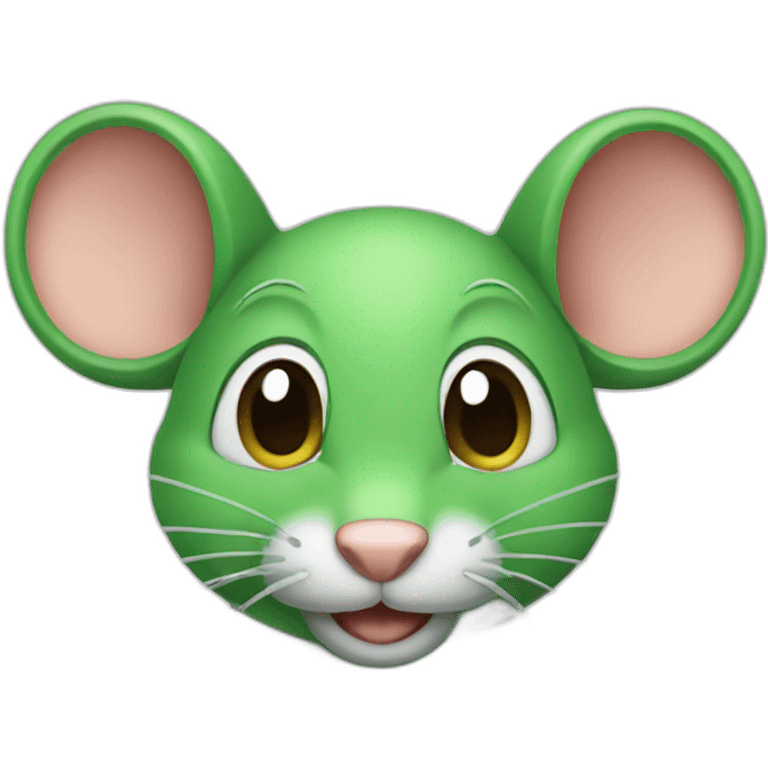 green mouse emoji