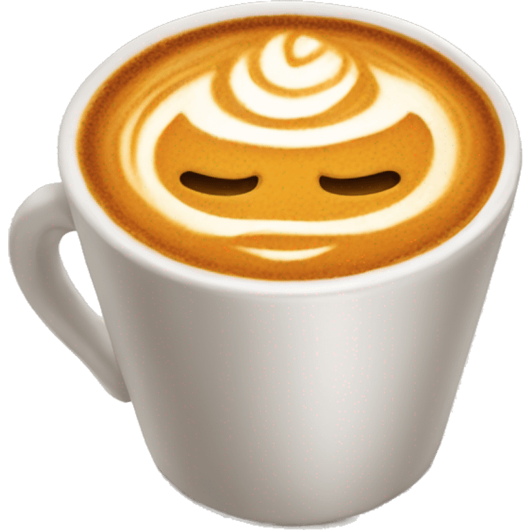 Pumpkin latte  emoji