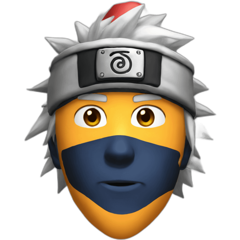 naruto wearing a party hat emoji