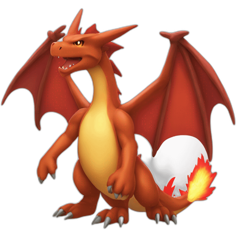 Dark Charizard with red wings emoji