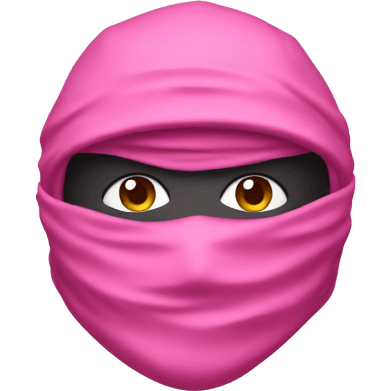 pink ninja emoji